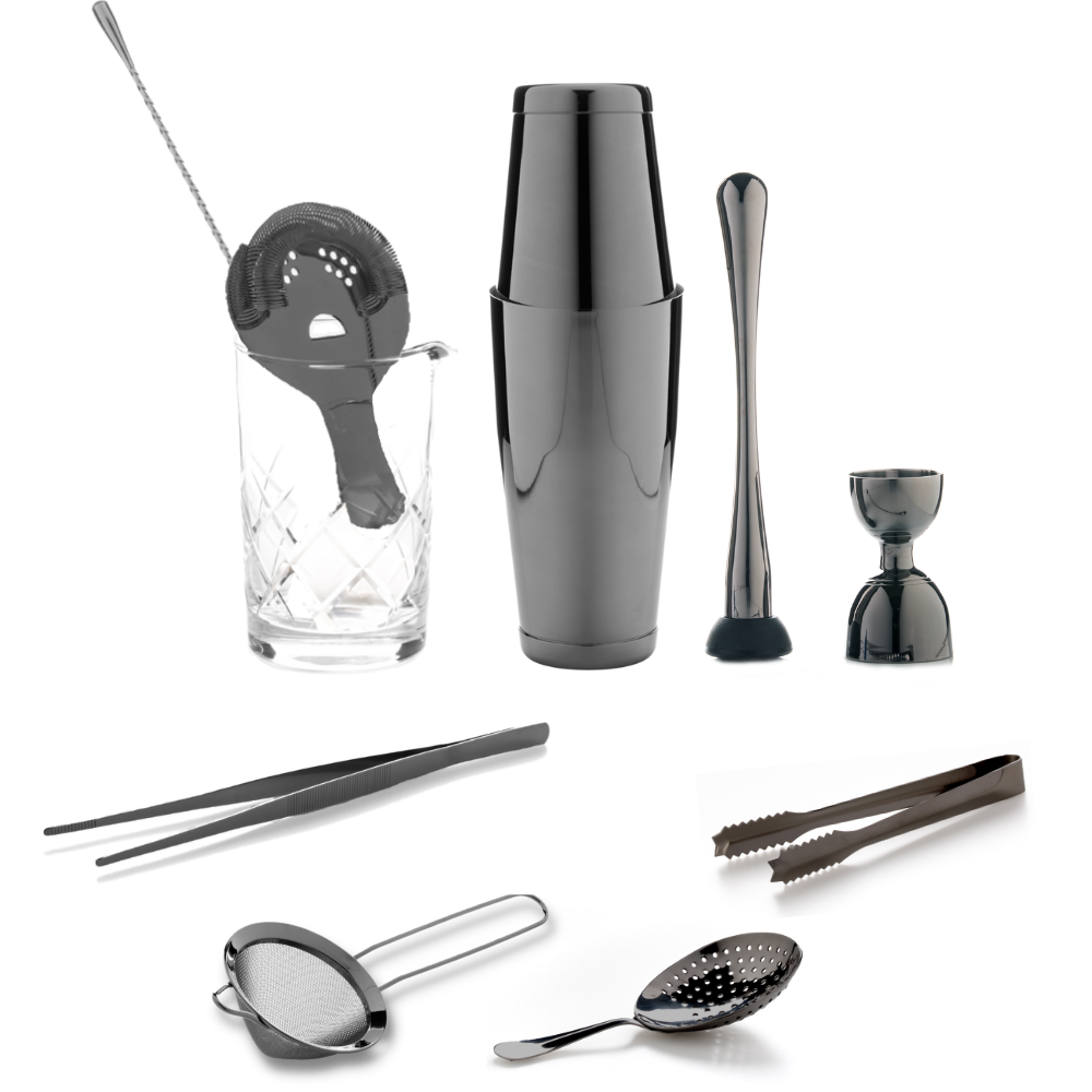 The Cocktail Aficionado Set (Gunmetal)