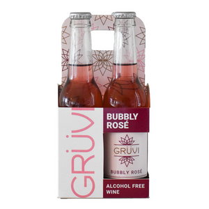 Gruvi Non Alcoholic Bubbly Rose 4 Pack