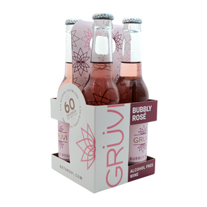 Gruvi Non-Alcoholic Bubbly Rose 4 Pack