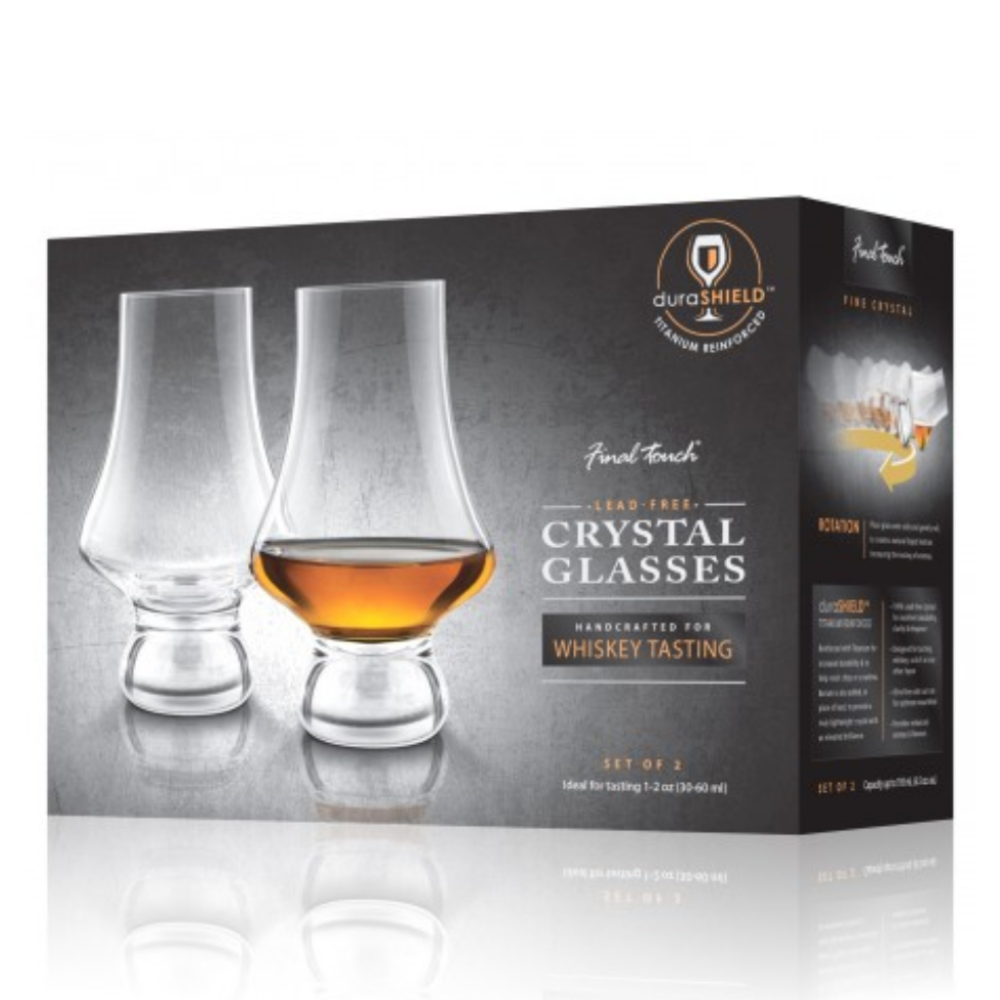 Final Touch Whiskey Glasses (set of 2)