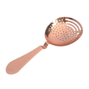 Long-Handled Copper Julep Strainer