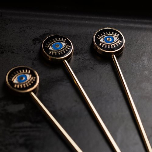 Evil Eye Cocktail Pins (set of 4)