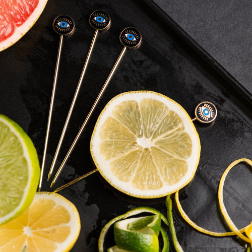 Evil Eye Cocktail Pins (set of 4)