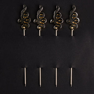 Snake Cocktail Pins (set of 4)