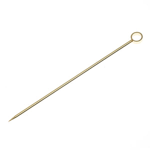 Gold Circle Cocktail Pick