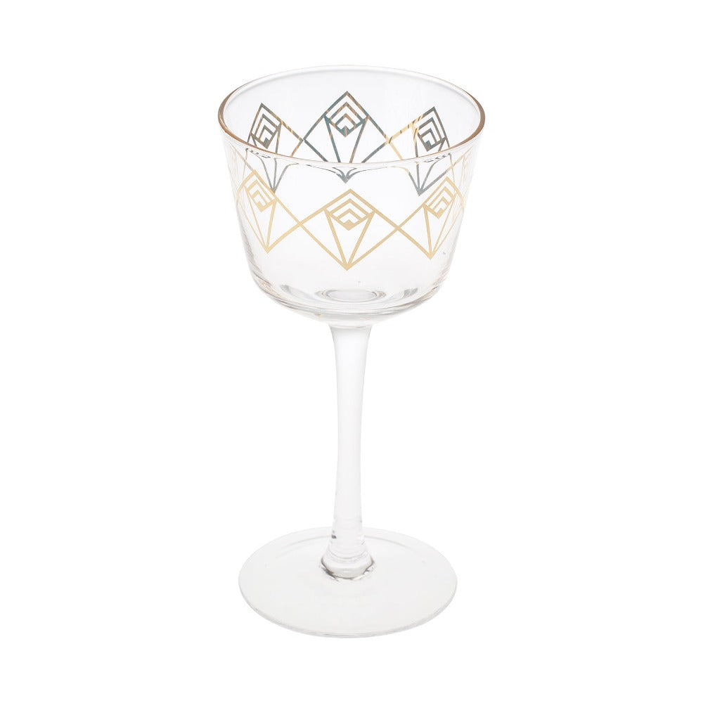 Potion House Gold Dream Deco Coupe Glass