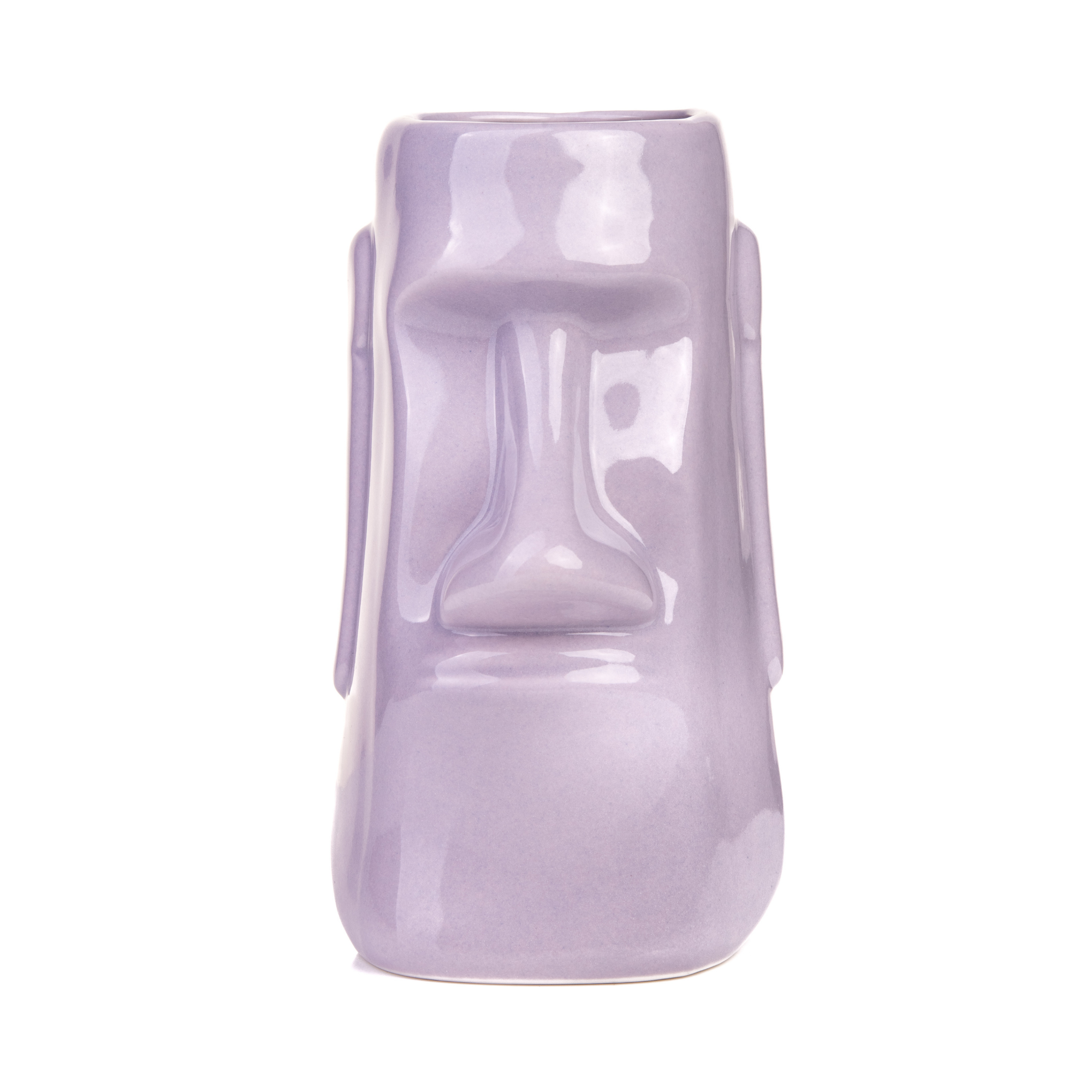 Mauve Moai Tiki Mug