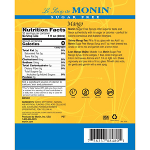 Monin Sugar-Free Mango Syrup