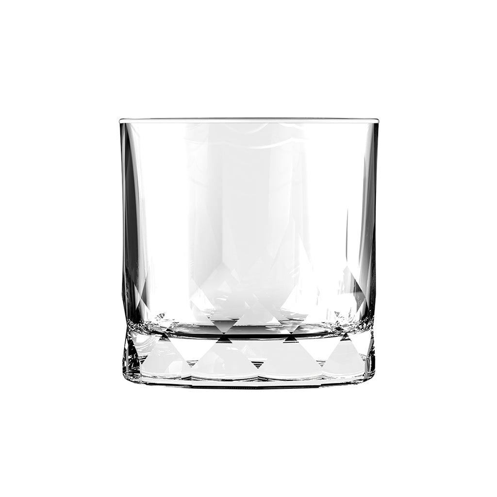 Faceted Double Rocks Glass | Cocktail Emporium