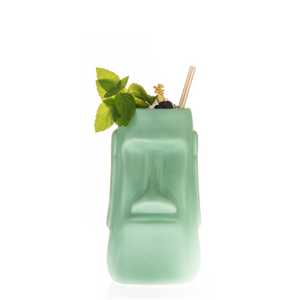 Seafoam Green Easter Island Tiki Mug