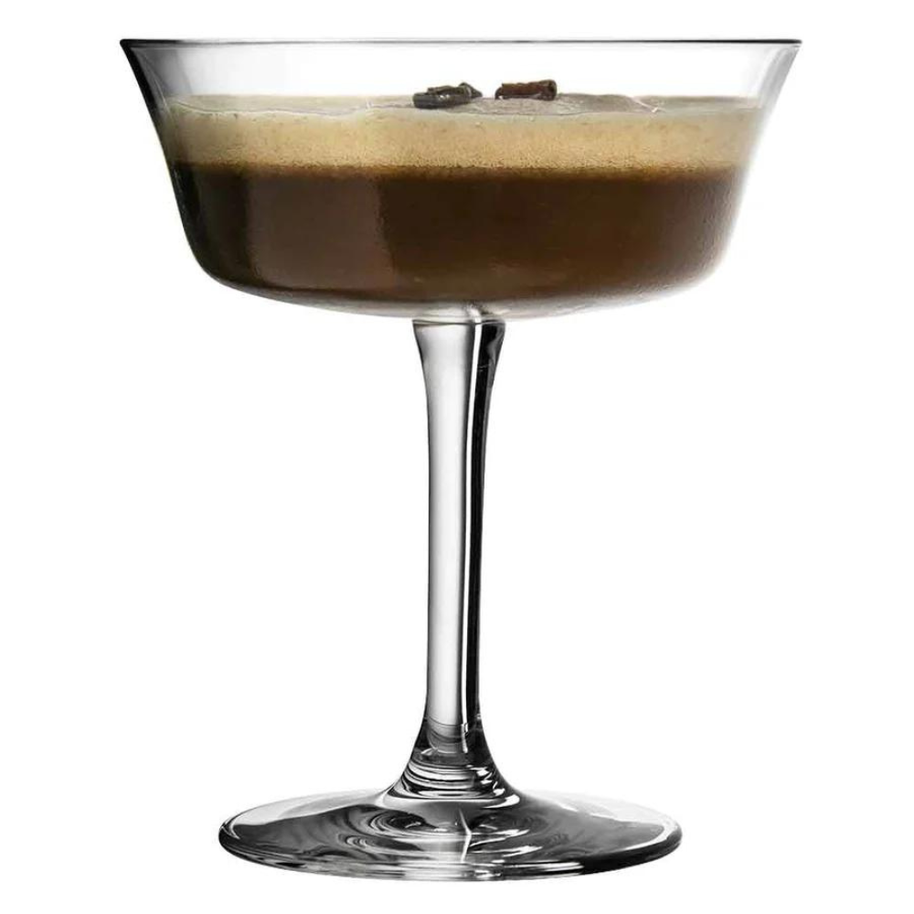 Retro Shallow Fizz Glass
