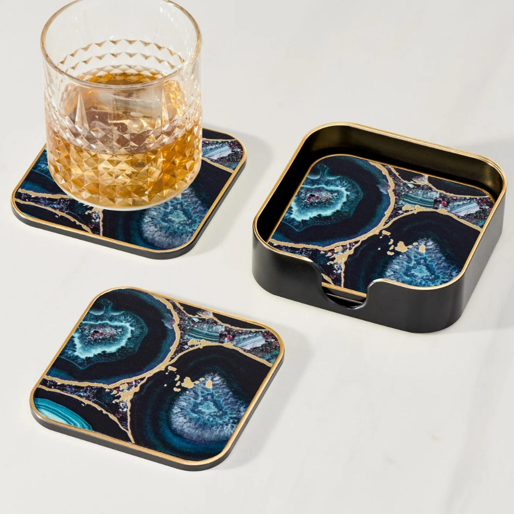 Savoy Agate Coasters (set of 4)