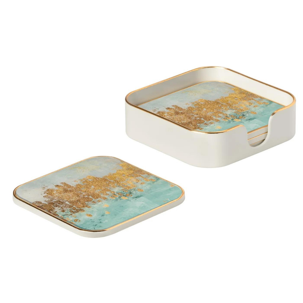 Savoy Blue Mirage Coasters (set of 4)