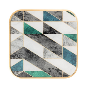 Savoy Geometric Coasters (set of 4)