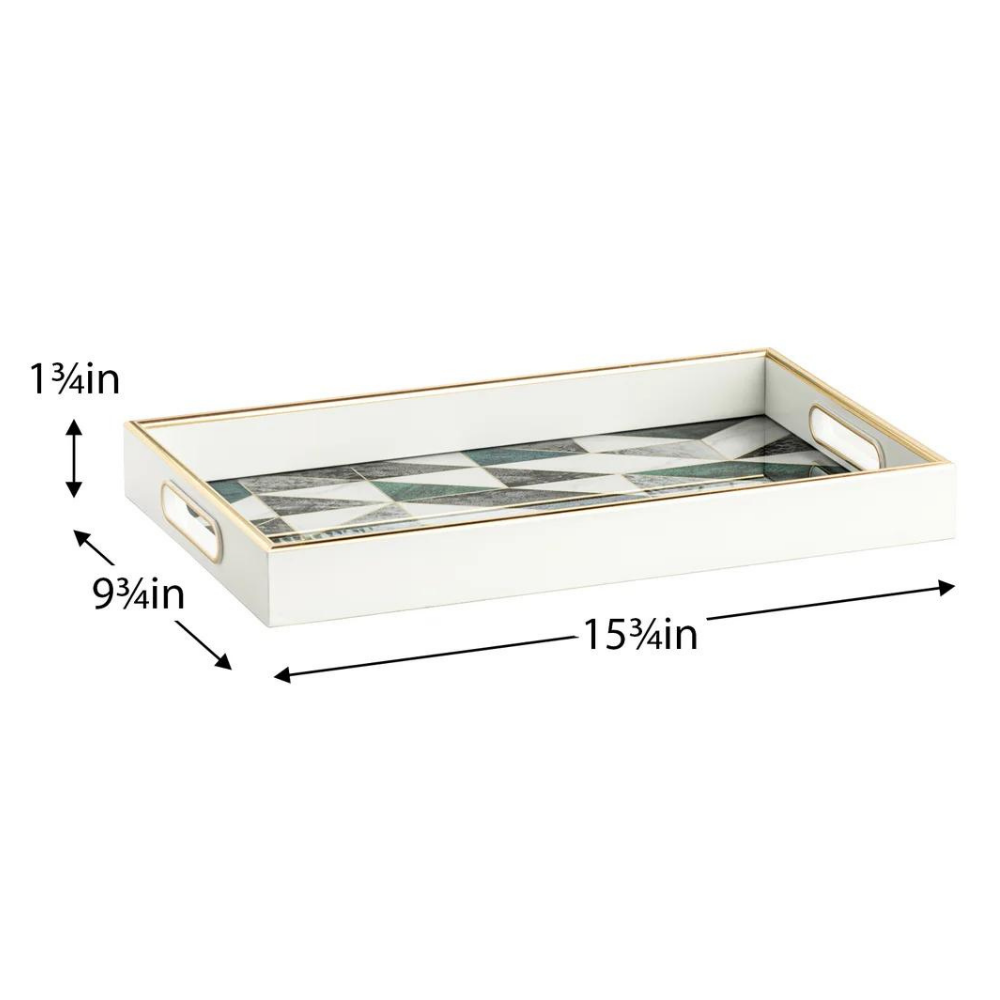 Savoy Geometric Tray - small