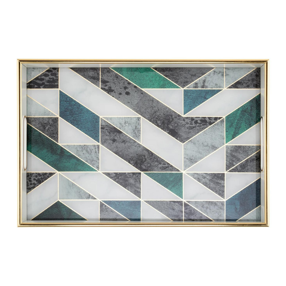 Savoy Geometric Tray