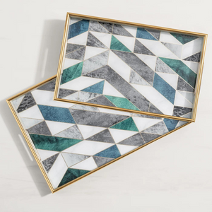 Savoy Geometric Tray