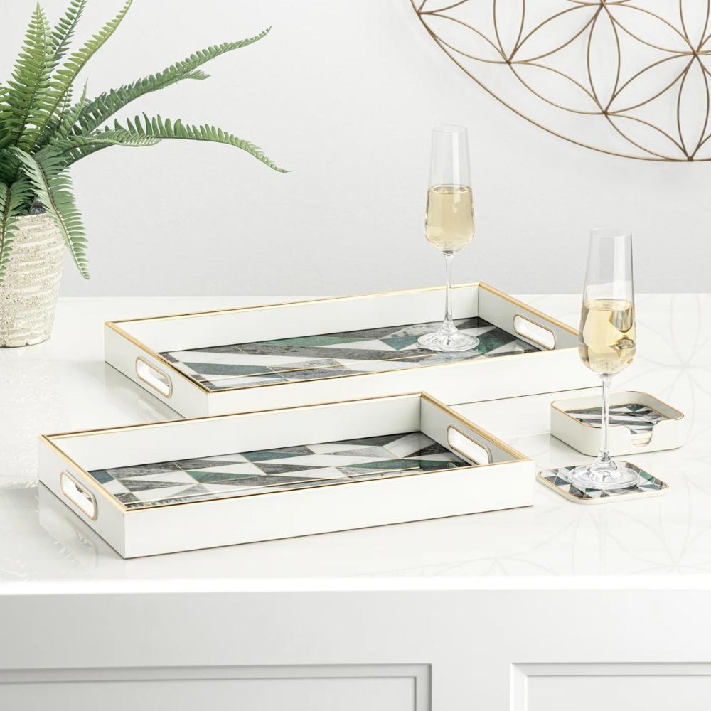 Savoy Geometric Tray
