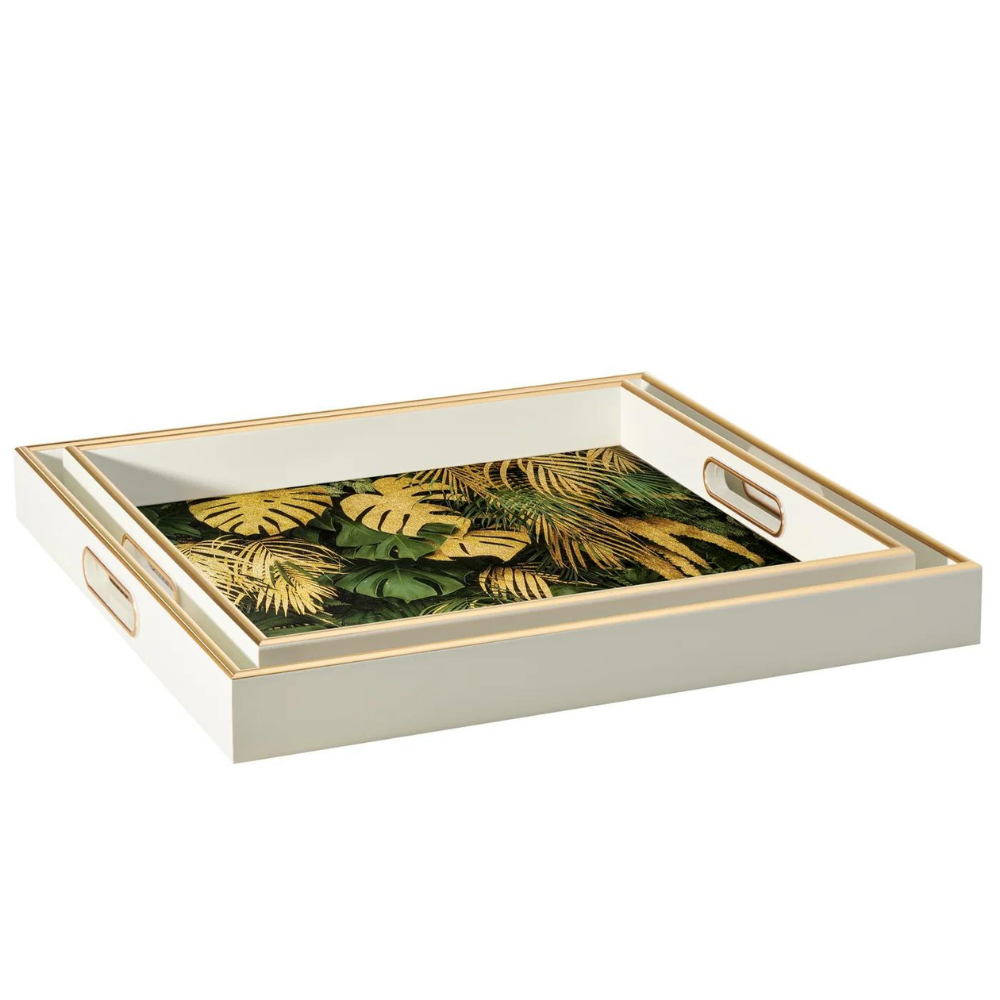 Savoy Tropical Leaves Tray
