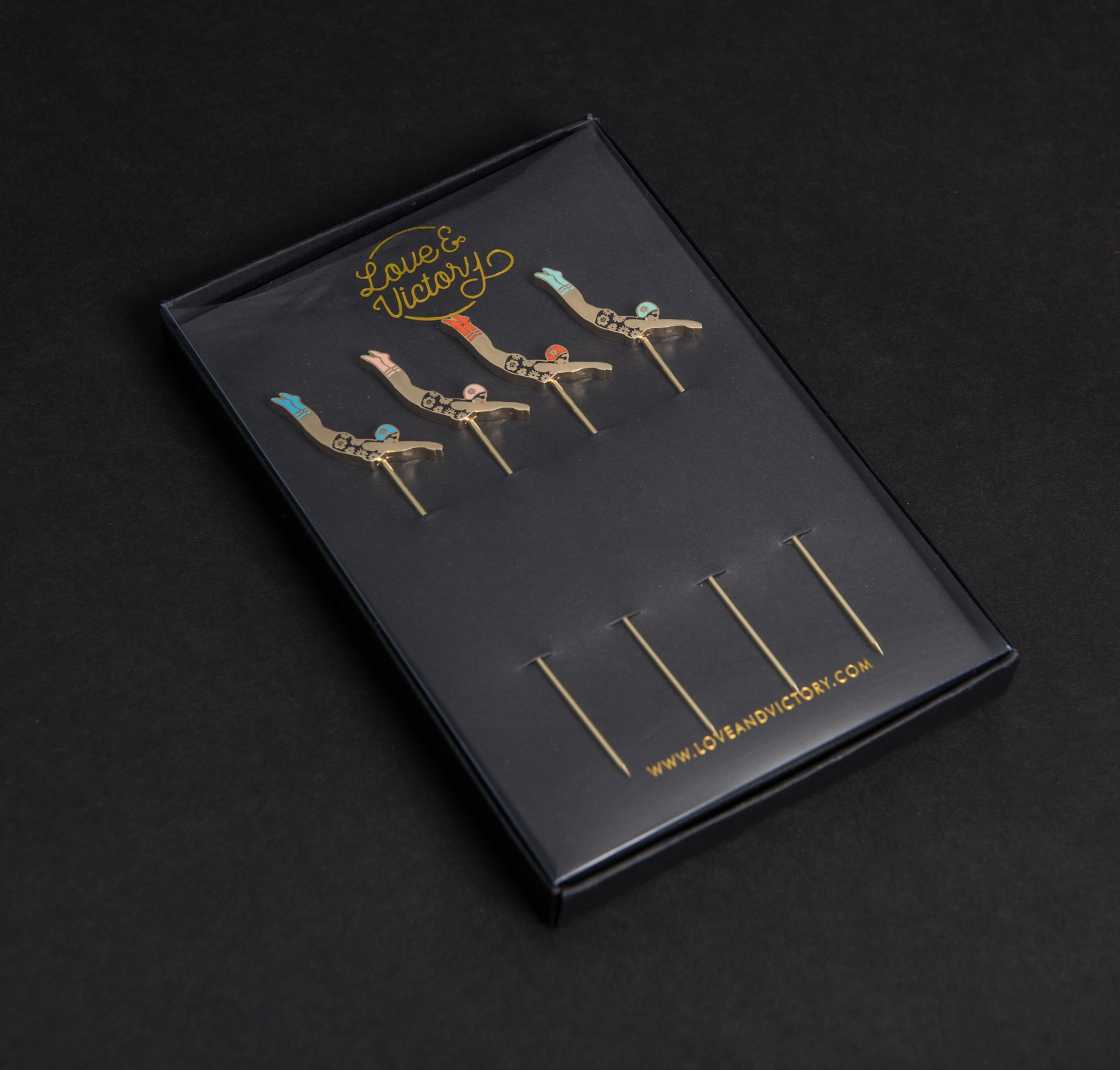 Diver Cocktail Pins (set of 4)