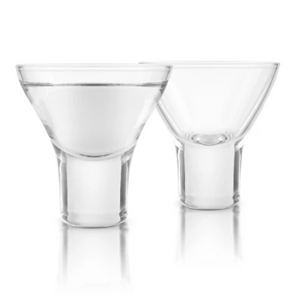 Final Touch Lead-Free Crystal Saké Glasses (set of 2)
