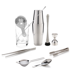 The Cocktail Aficionado Set (Stainless Steel)