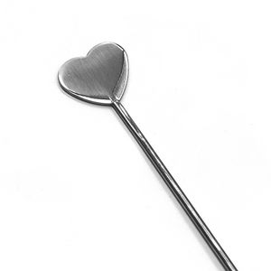 Stainless Steel Heart Cocktail Pin