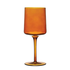 Stemmed Wine Glass (Amber)