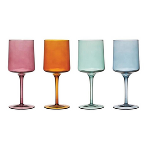 Stemmed Wine Glass (Multiple Colours)