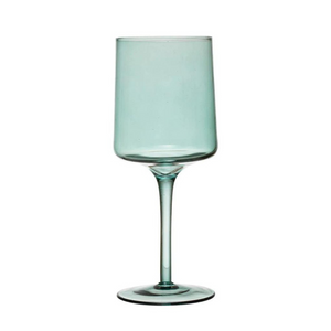 Stemmed Wine Glass (Sage)