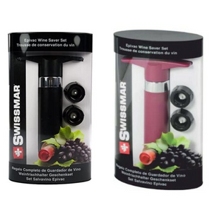 Swissmar Vacuum Wine Saver (in Black or Grape)