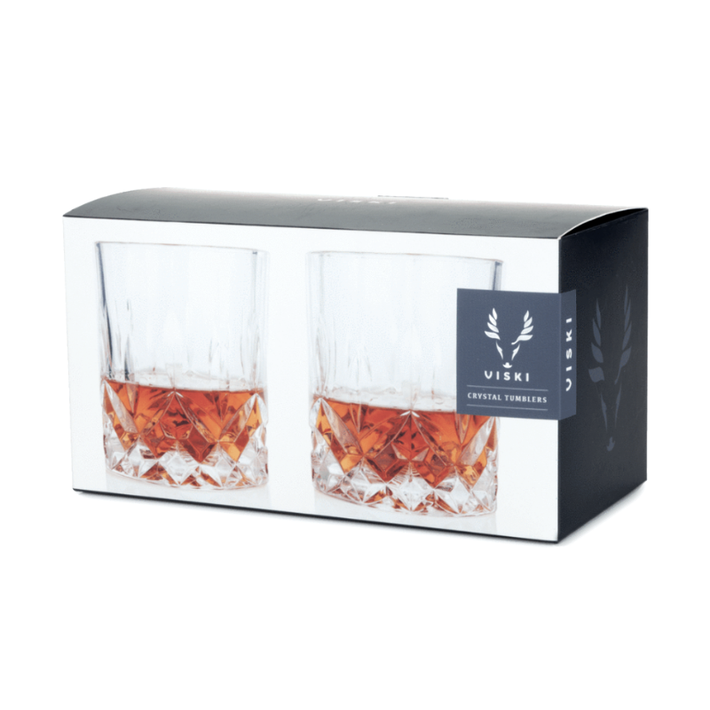 Admiral Cut Crystal Tumbler Set of 2