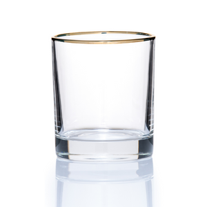 Simple Gold Rim Tumbler