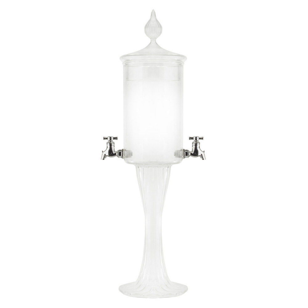Twisted Glass Absinthe Fountain - 2 spout