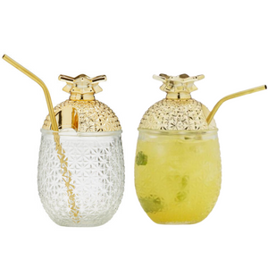 Pineapple Cocktail Glasses (set of 2)