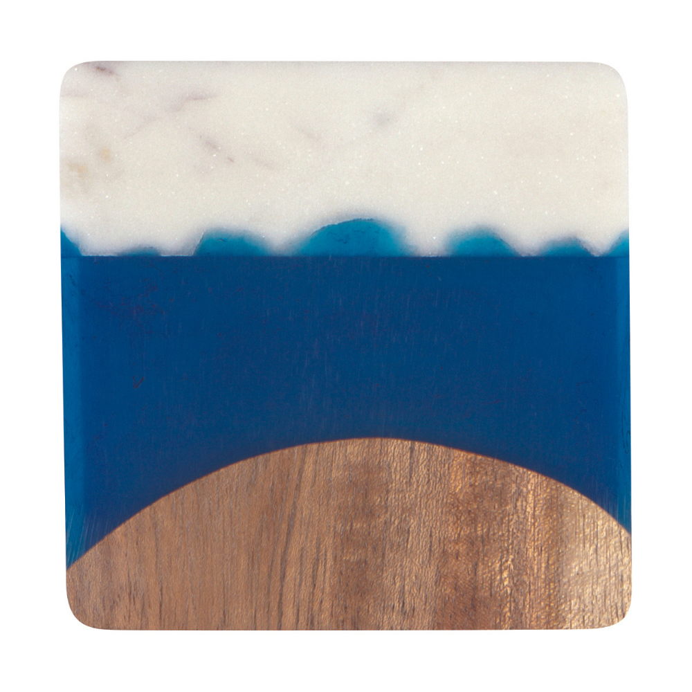 Azure Skyline Coasters (Set of 4)