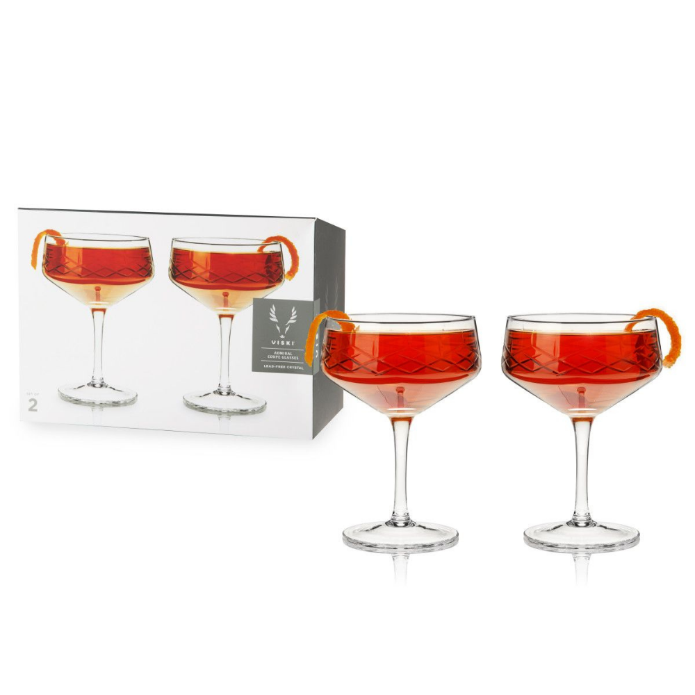Viski Admiral Coupe Glasses (set of 2)