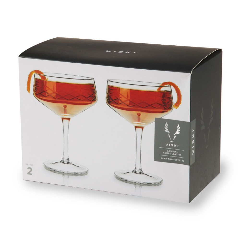 Viski Admiral Coupe Glasses (set of 2)