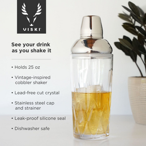 Viski Admiral Cobbler Shaker