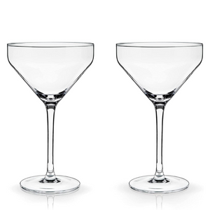 Viski Angled Martini Glasses (set of 2)