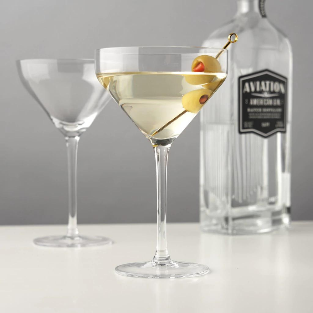 Viski Angled Martini Glasses (set of 2)