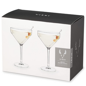 Viski Angled Martini Glasses (set of 2)