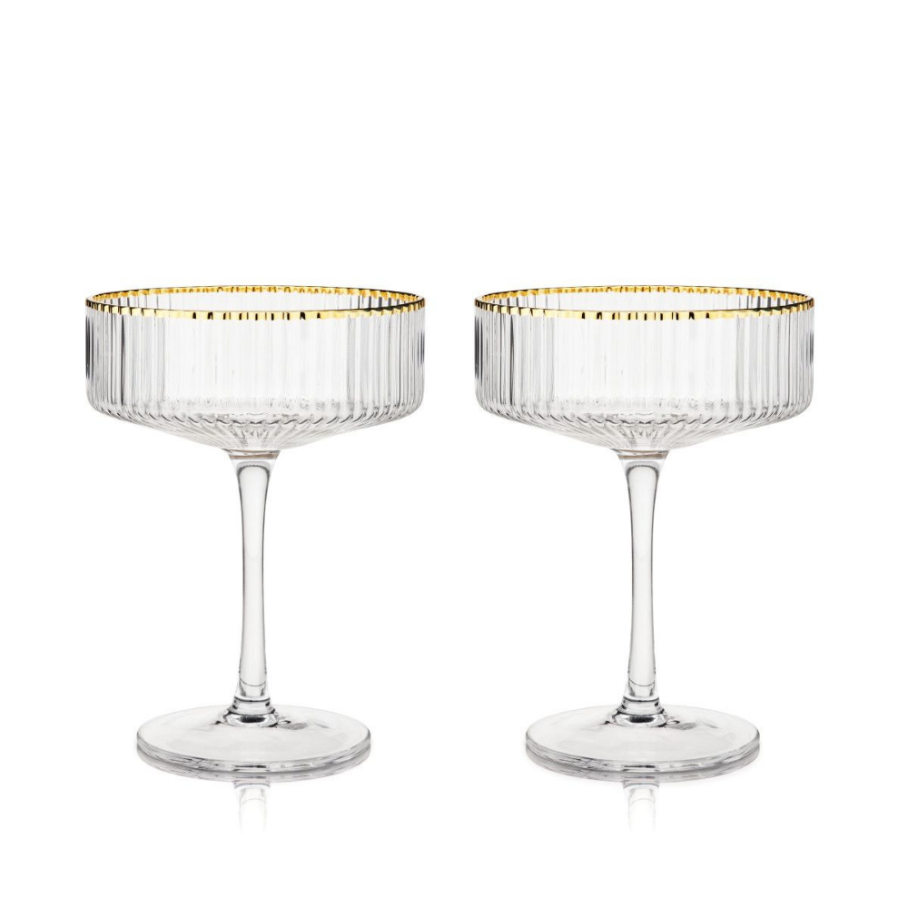 Viski Meridian Coupe Glasses (set of 2)