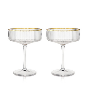 Viski Meridian Coupe Glasses (set of 2)