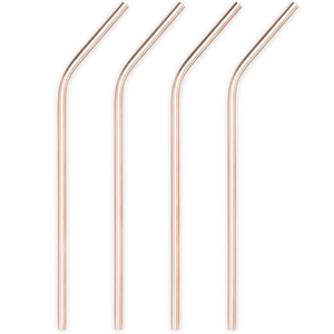 Angled Copper Straws