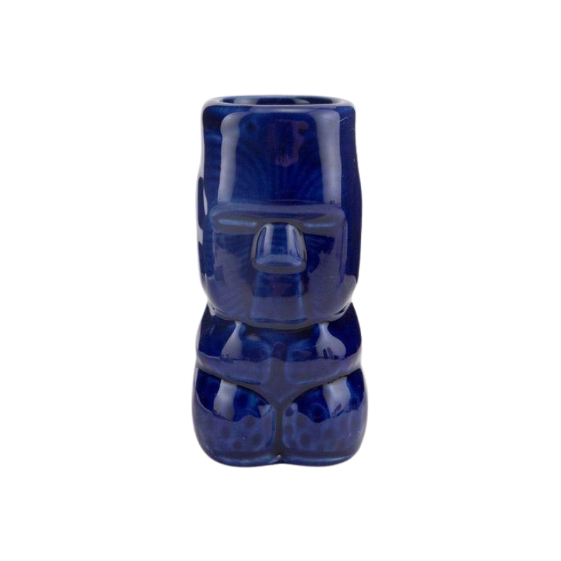 Tiki Shot Mug - navy blue
