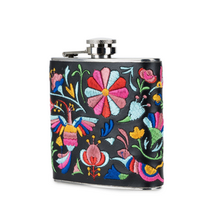 Embroidered Flask