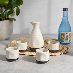 Fire-Glazed Sake Set