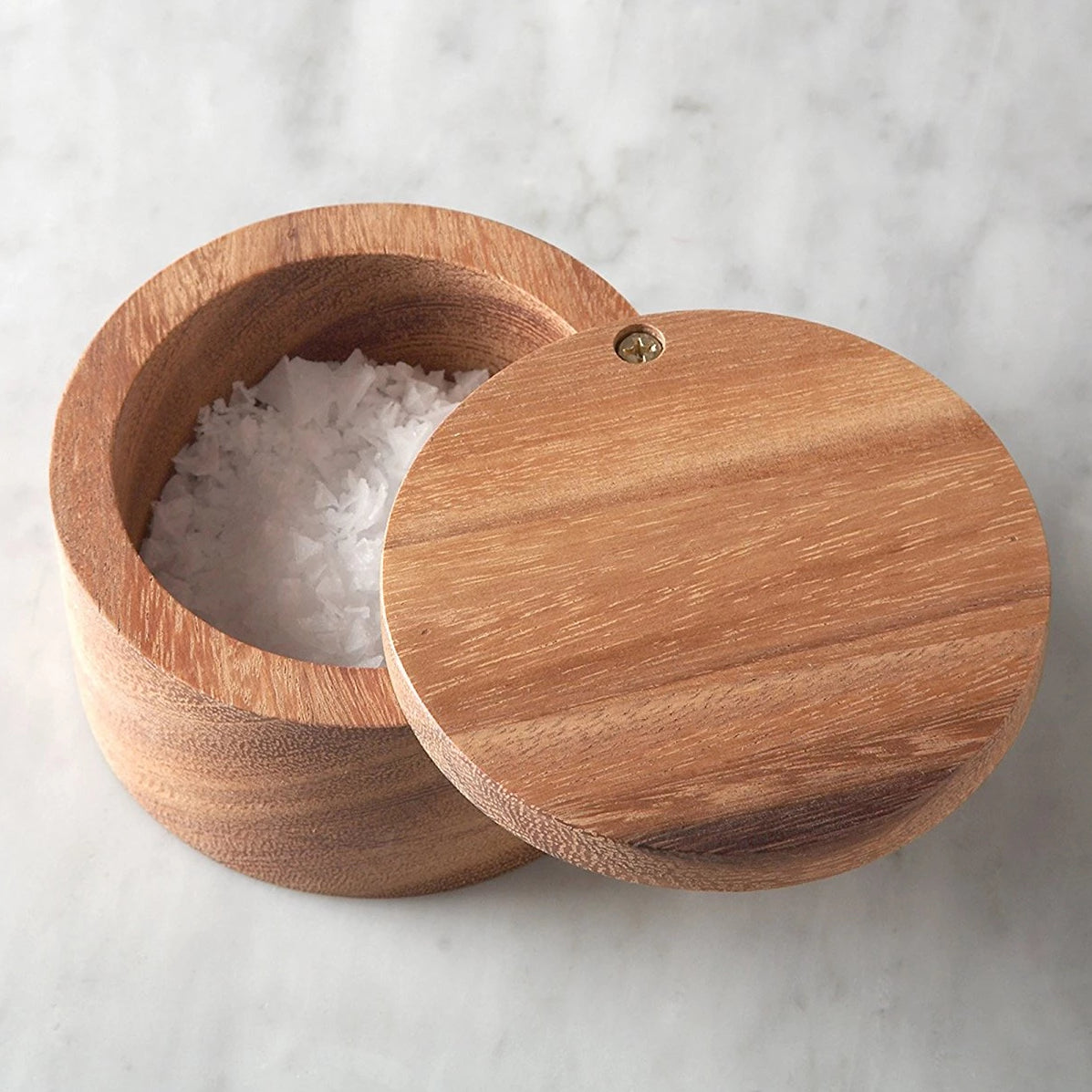 Acacia Wood Salt Cellar