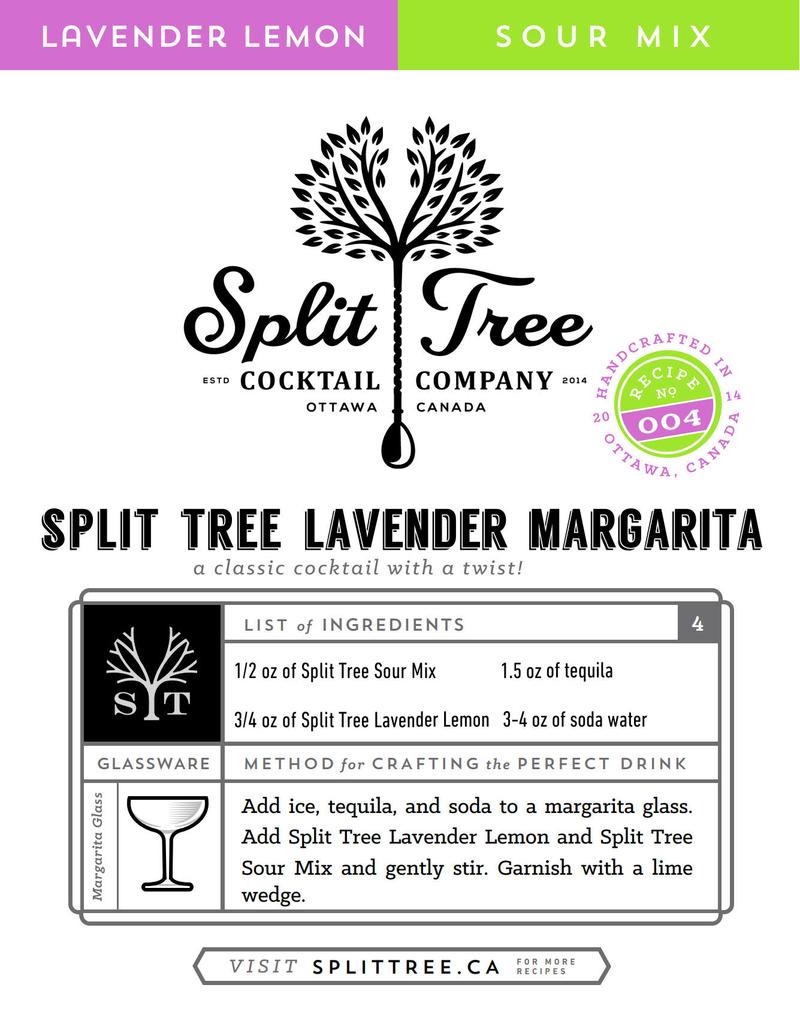 Split Tree Lavender Lemon Syrup Lavender Margarita Recipe